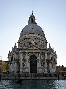 Santa Maria della Salute by Baldassare Longhena in Venice (1630-31).