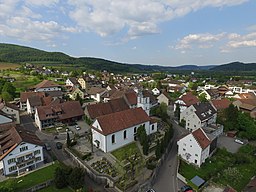 Vy över Schinznach-Dorf