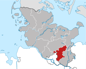 Localisation de Arrondissement de Stormarn