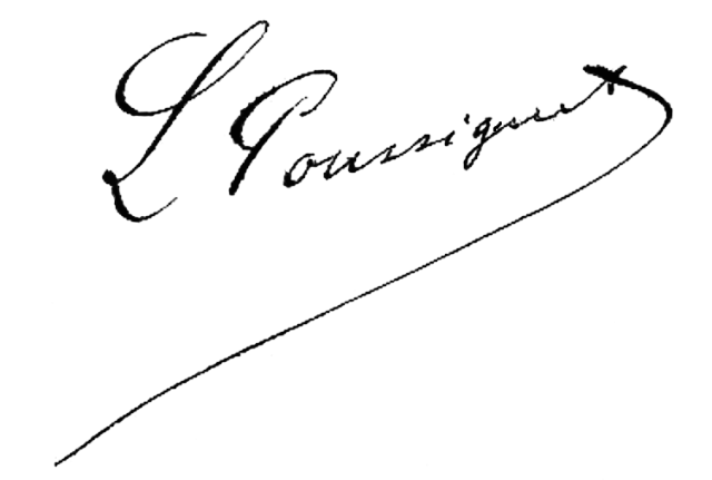 signature de Léon Poussigue