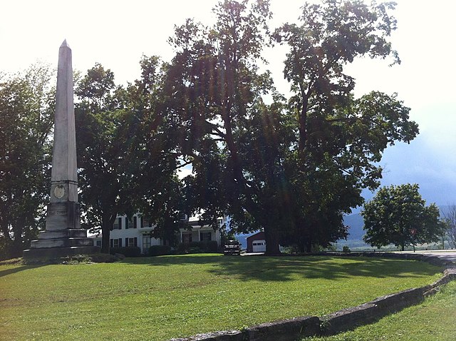 Far away shot of monument