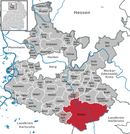 Sinsheim - Localizazion