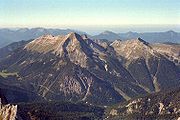 Soierngruppe von der Östlichen Karwendelspitze (September 1997)