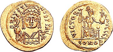 Солид императора Юстина II (565—578)