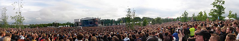 Sonisphere Festival at Kirjurinluoto Arena 2009. Sonisphere pori linkin park panorama 20090725.jpg