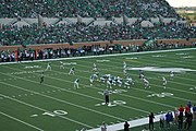 North Texas on offense