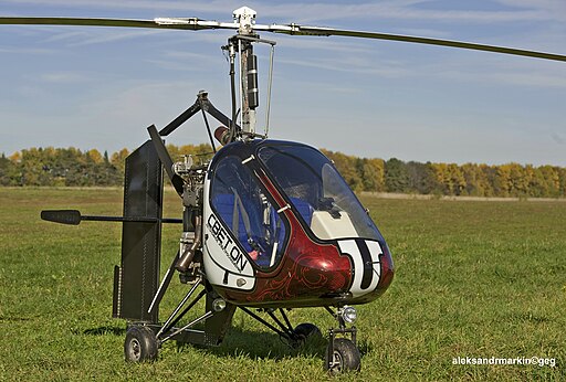 SparrowHawk gyroplane on grass