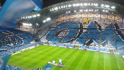 Stade Vélodrome, Marseille. Olympique Marseille contre Paris Saint-Germain, 31. journée de la saison 2014-2015 de Ligue 1.