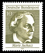 Briefmarke 1969 aus dem Block 50 Jahre Frauenwahlrecht in Deutschland