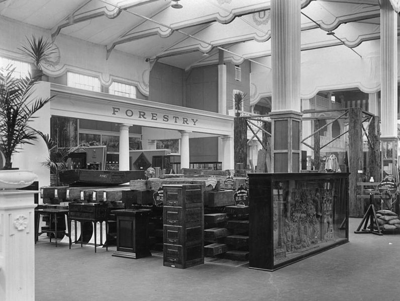 File:StateLibQld 2 152695 Forestry display in the Australian Pavilion at the British Empire Exhibition, 1924.jpg