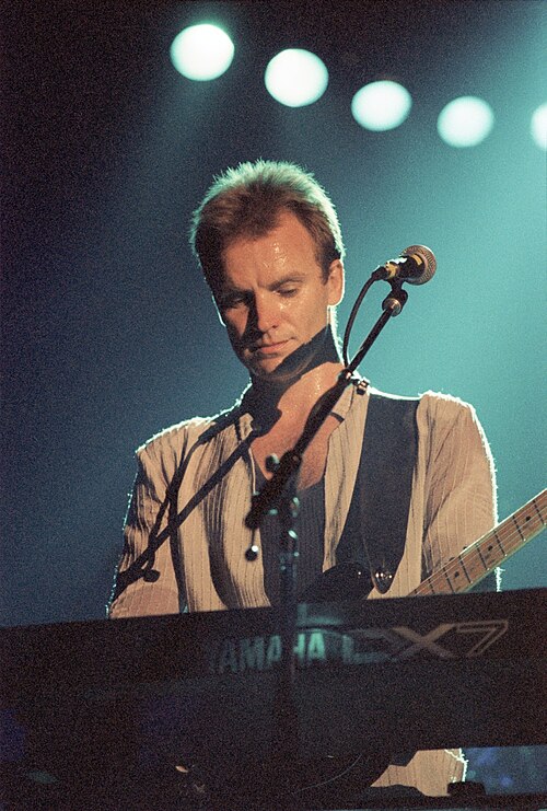 Singer-songwriter Sting was the visual inspiration of the character.