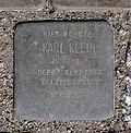 Stolperstein für Karl Klein, Dr.-Friedrichs-Ring, Zwickau.JPG