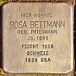 Stumbling block for Rosa Bettmann (Heidelberg) .jpg