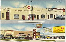 Studebaker dealer, 600 Saginaw St., Bay City, Michigan, circa 1950-52 Studebaker-Glenn Motor Sales, 600 Saginaw St., Bay City, Mich.jpg
