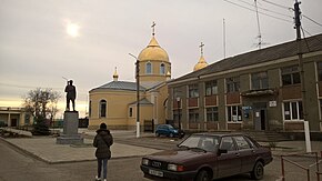 Sucleia post office church and Sverdlov.jpg