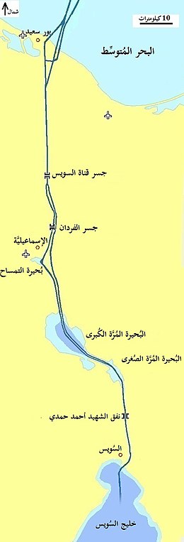 قناة السويس 260px-Suez_canal_Arabic