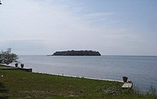 Sugar Island viewed from Middle Bass Island.