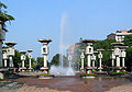中華民國國立中正大學大學廣場旁噴水池