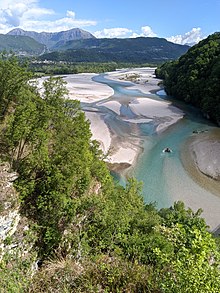 Il Tagliamento dal colle Pion