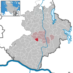 Läget för kommunen Talkau i Kreis Herzogtum Lauenburg