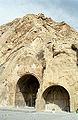 Taq-e Bostan - view of two grottoes.jpg
