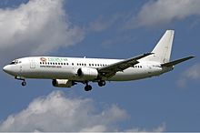 Eine Boeing 737-400 der Tatarstan Airlines