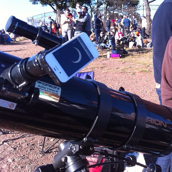 File:Telescope photography rig for the annular eclipse of May 2012.jpg