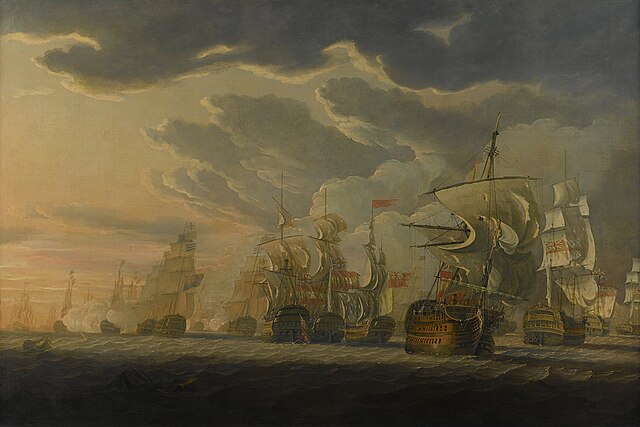 The Battle of Cape St. Vincent, 14 February 1797 by Robert Cleveley