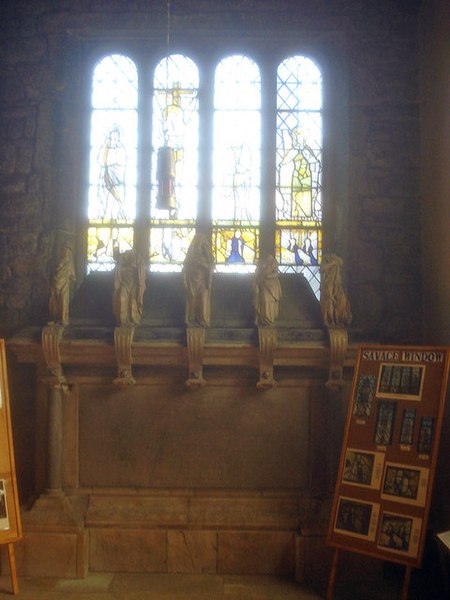 File:The Savage Window and Countess of Devonshire tomb - geograph.org.uk - 1592599.jpg