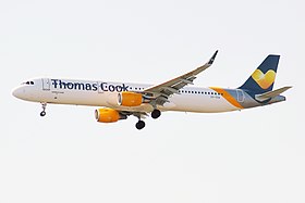 Airbus A321-200 of Thomas Cook Airlines Scandinavia