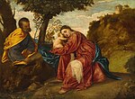 Thumbnail for Rest on the Flight into Egypt (Titian)