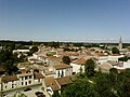 Blick über die Dächer von Lesparre-Médoc