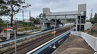 <span class="mw-page-title-main">Towradgi railway station</span> Railway station in New South Wales, Australia