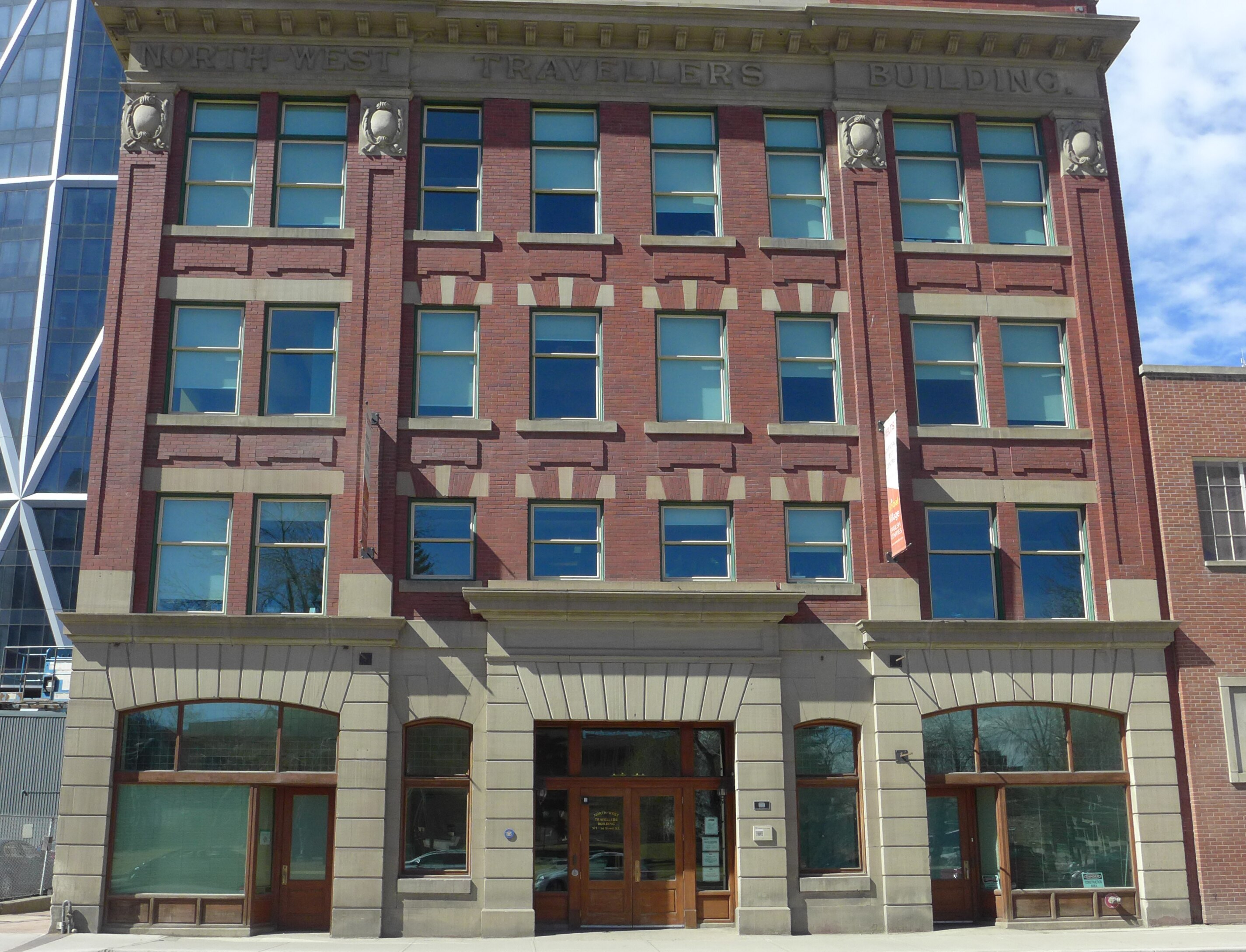 Build the travel. The Bow building Calgary. Merchant Law building Calgary.