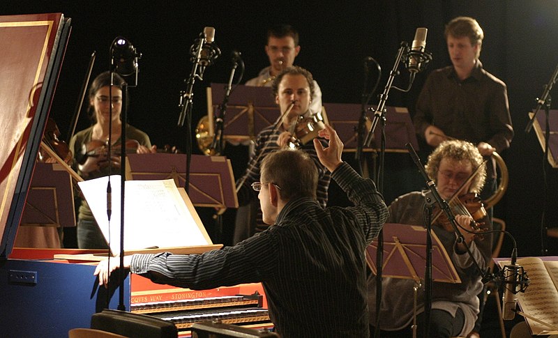 Pinnock directs the European Brandenburg Ensemble.
