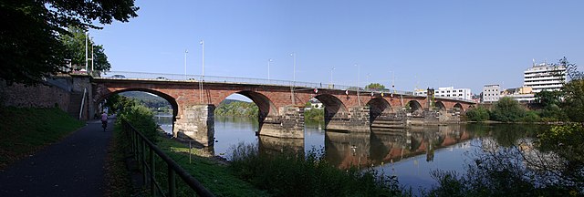 The Roman Bridge across the Moselle River
