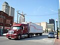 Truck américain dans les rues de Tulsa.
