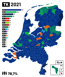 2021 Dutch general election General election held in the Netherlands