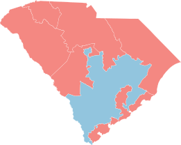 U.S. House elections in South Carolina (R hold 1st District).svg