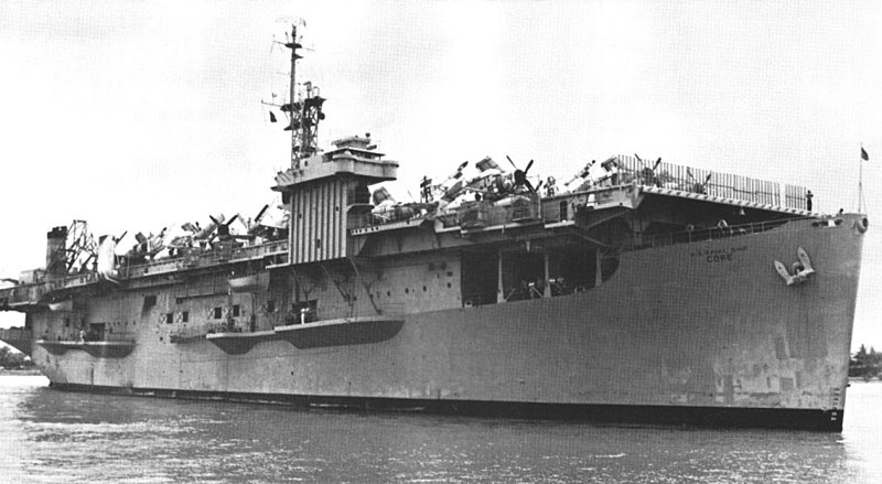 File:USNS Core (T-AKV-41) on Saigon River c1967.jpg