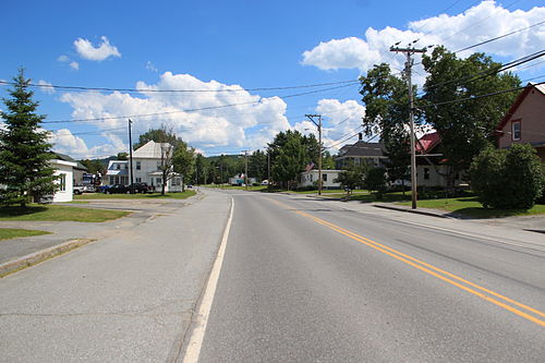 U.S. Route 201 in Jackman, Maine.
