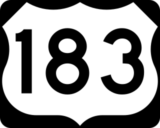 <span class="mw-page-title-main">U.S. Route 183</span> Numbered Highway in the United States