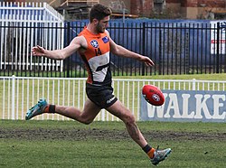 Bugg playing for GWS in August 2015.