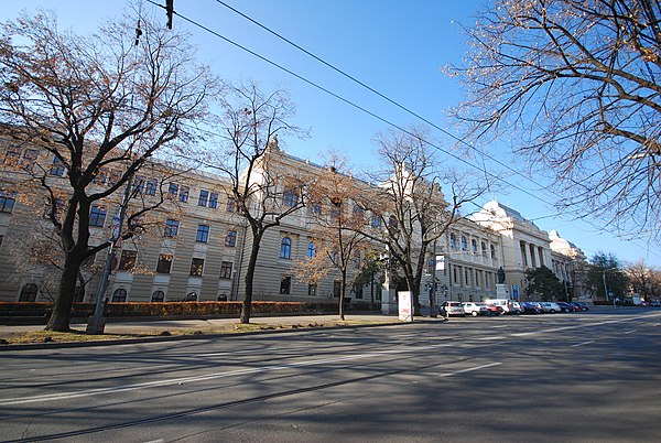 The Main Building (Corp A) of the Al.I.Cuza University