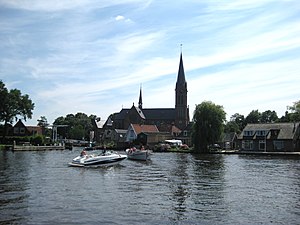 Urbanuskerk Ouderkerk โฆษณา Amstel.JPG