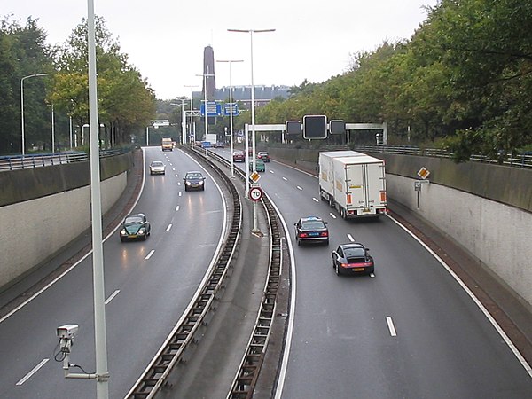 A12 as highway in The Hague.