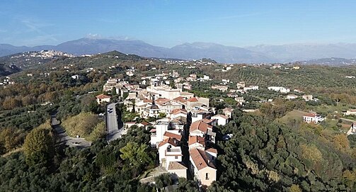 View of Colli, Lazio, Italy