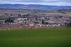 View of Forfar and countryside north of Forfar - geograph.org.uk - 654668.jpg