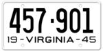 Virginia license plate 1945 graphic.png