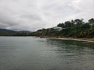 View of Villa Pesquera from the pier